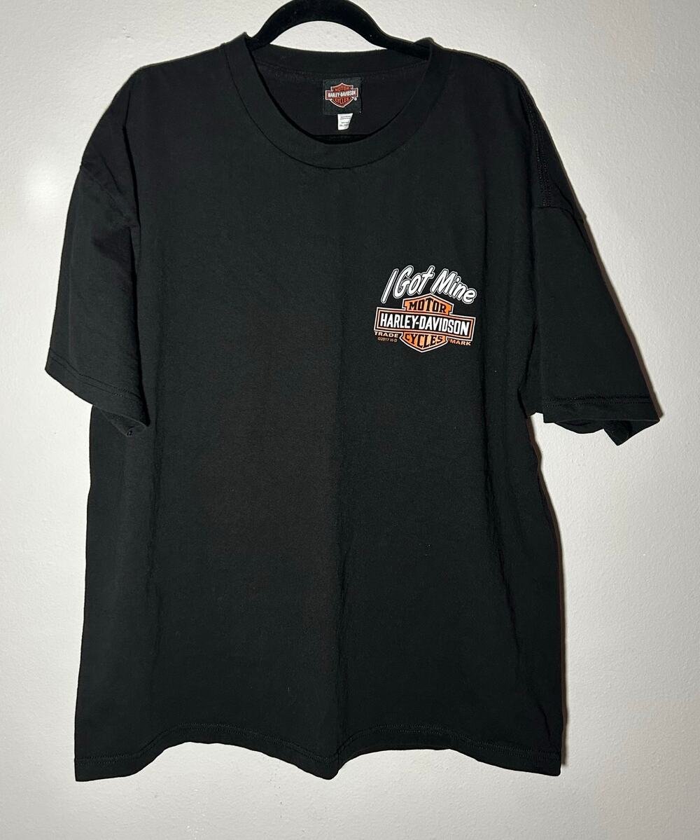 Harley-Davidson Men’s Black T-Shirt 2017 Old Dominion Fredericksburg VA Sz 2XL